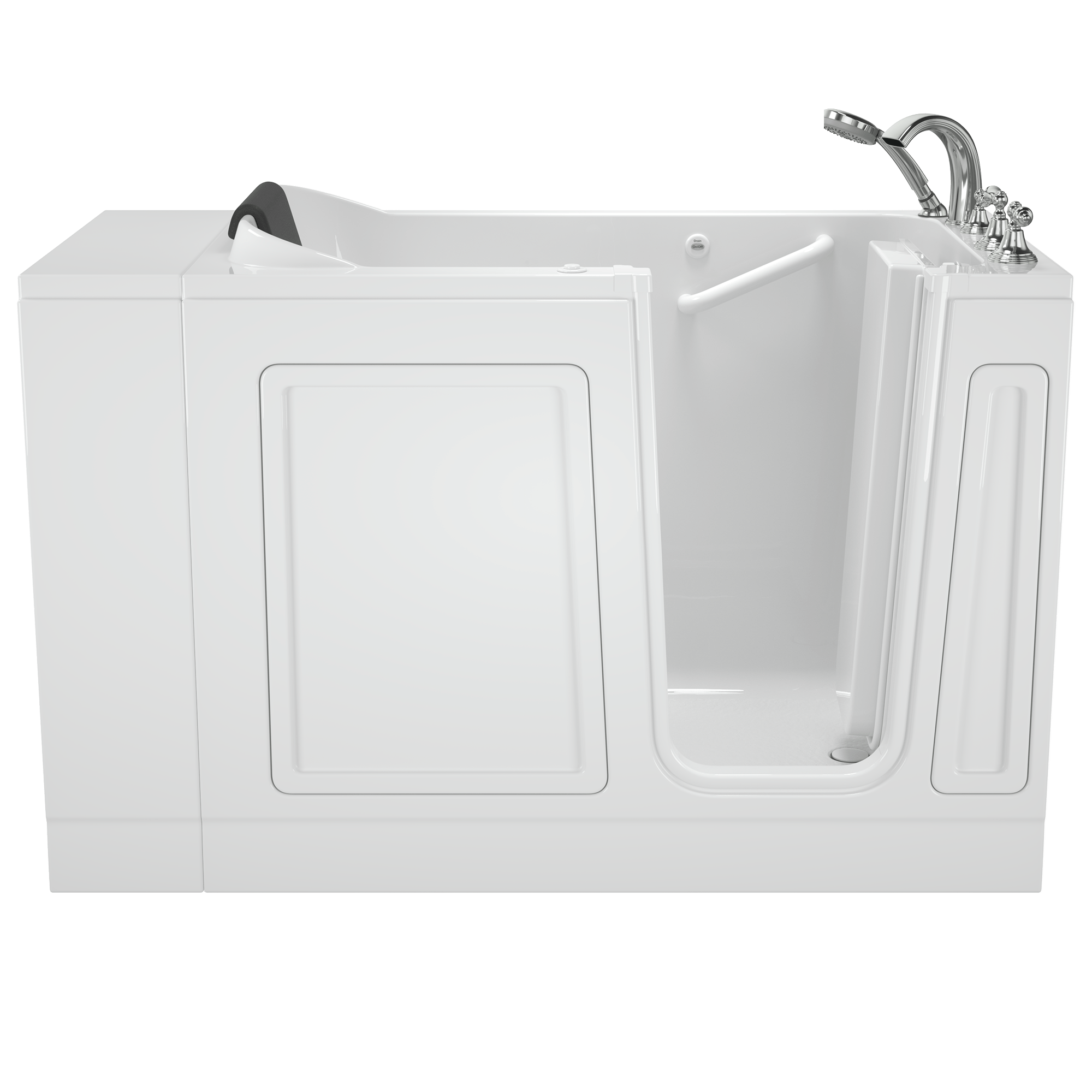 Acrylic Luxury Series 28 x 48-Inch Walk-in Tub With Air Spa System - Right-Hand Drain With Faucet